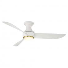 Modern Forms US - Fans Only FH-W2203-52L-SB/MW - Corona 52 Flush Mount Ceiling Fan