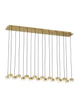 Visual Comfort & Co. Modern Collection 700TRSPGBL18TNB-LED930277 - Gable 18 Light Chandelier