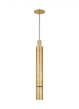 Visual Comfort & Co. Modern Collection 700TDSOT27NB-LED927 - Modern Sottile Ldimmable ED X-Large Ceiling Pendant Light in a Natural Brass/Gold Colored finish
