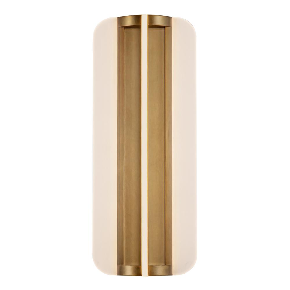 Anders 17-in Vintage Brass LED Wall/Vanity