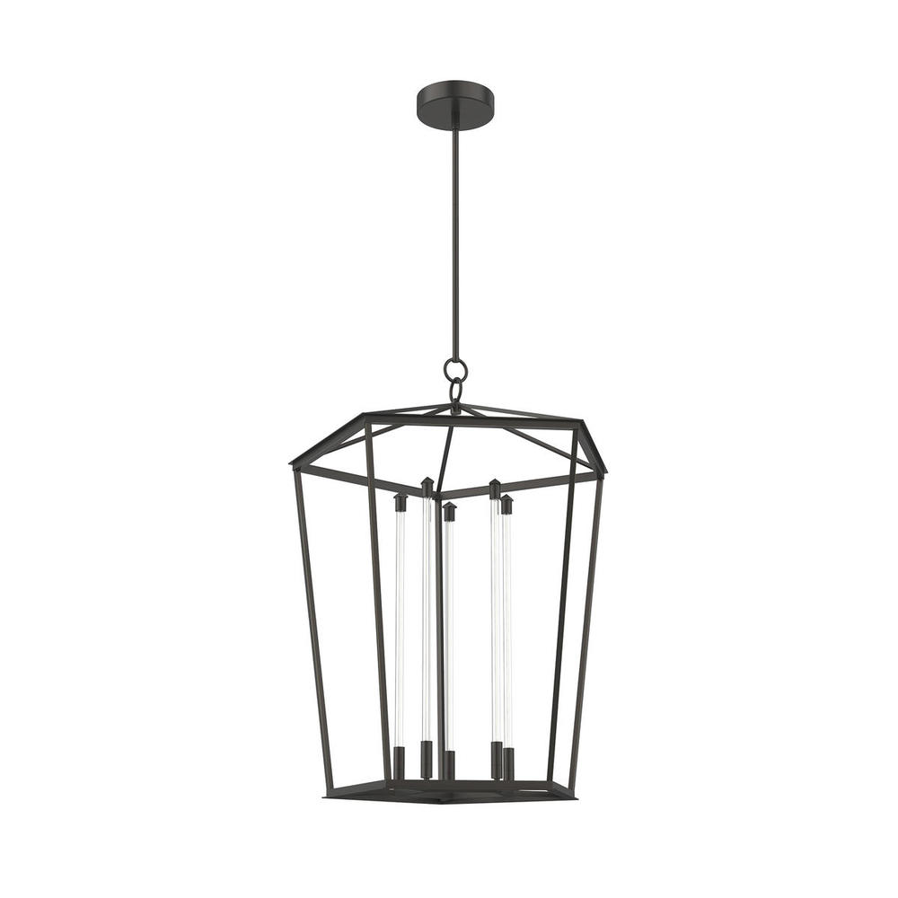 Delphine 29-in Urban Bronze LED Pendant