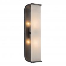  WV327019UBAR - Abbott 19-in Urban Bronze/Alabaster 2 Lights Wall/Vanity