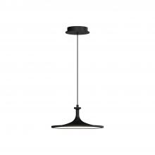 Alora Lighting PD418012MB - Issa 12-in Matte Black LED Pendant