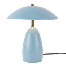  TL437012CER - Poppy 12-in Cerulean LED Table Lamp