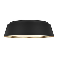 Visual Comfort & Co. Studio Collection EF1005MBK - Asher Large Flush Mount