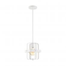 Nuvo 60/6721 - Prana - 1 Light Mini Pendant - White Finish