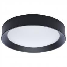  62/1696 - Selene; 13 Inch LED Flush Mount; CCT Selectable; Black Finish