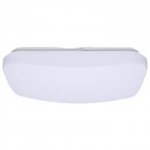  62/1856 - 14 Inch LED Cloud Fixture; 17 Watts; 27K/30K/35K/40K/50K CCT Selectable; Square Shape; White Finish;