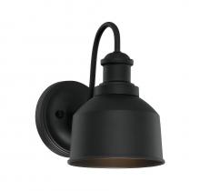  M50046BK - 1-Light Outdoor Wall Lantern in Matte Black