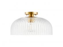  M60080NB - 1-Light Ceiling Light in Natural Brass