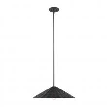  M7041MBK - 1-Light Pendant in Matte Black