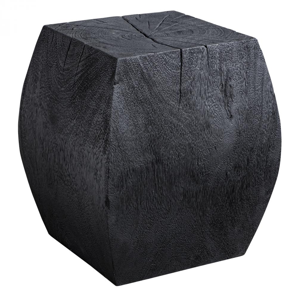 Uttermost Grove Black Wooden Accent Stool