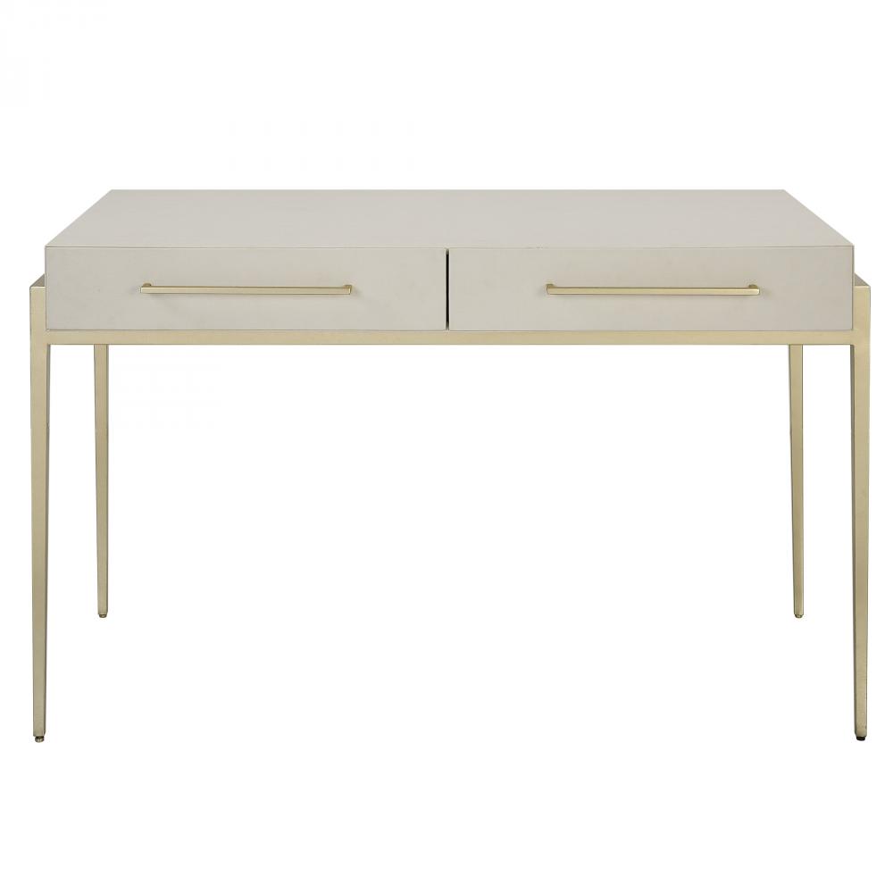 Uttermost Jewel Modern White Desk