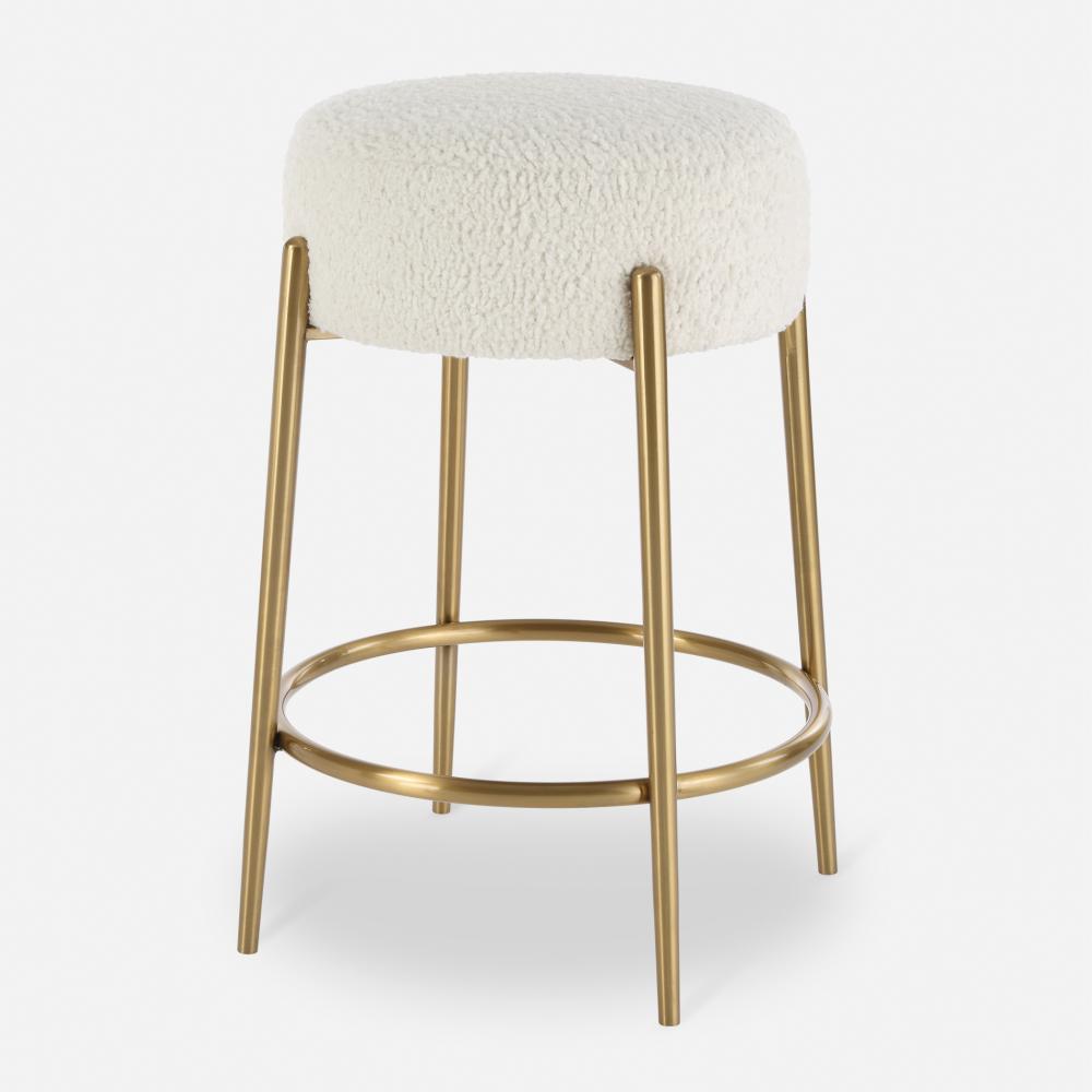 Uttermost Arles Brass Counter Stool