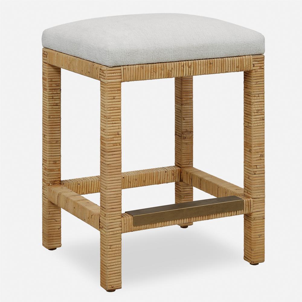 Uttermost Muriel Rattan Counter Stool