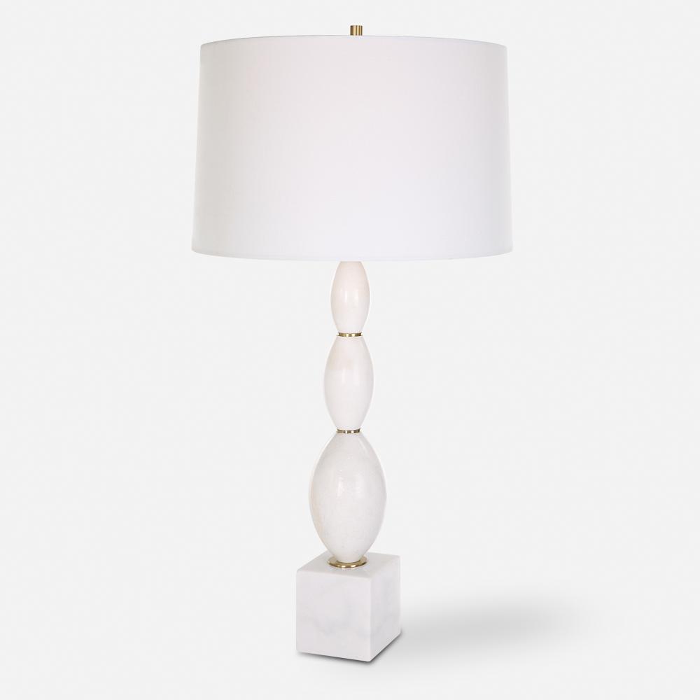 Uttermost Regalia White Marble Table Lamp