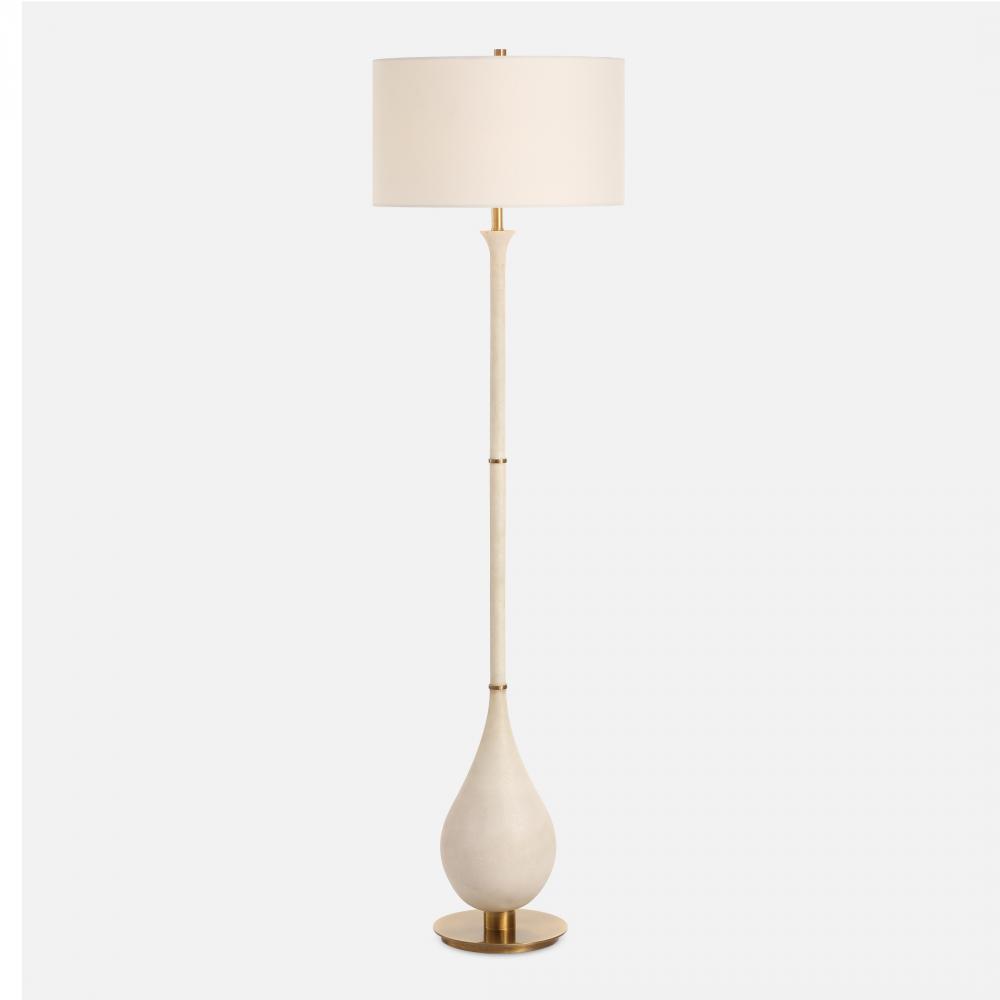 Uttermost Dewdrop Ivory Floor Lamp