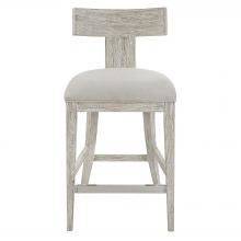  23693 - Uttermost Idris White Counter Stool