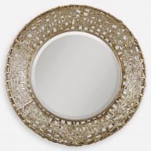 Uttermost 11603 B - Uttermost Alita Champagne Woven Metal Mirror