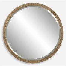  09849 - Uttermost Paradise Round Rattan Mirror