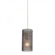  10242/1SM - Ice Fragments 1 Light Pendant In Satin Nickel An