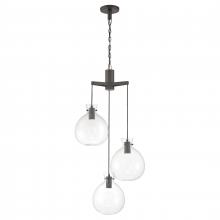  4743-OB-CL - Selina 22'' Wide Integrated LED Chandelier - Oil Rubbed Bronze