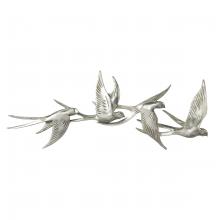  S0036-12027 - Flock Dimensional Wall Art - German Silver